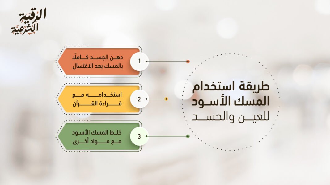 طريقة استخدام المسك الاسود للعين والحسد