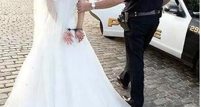 اعتقال عروس يوم زفافها