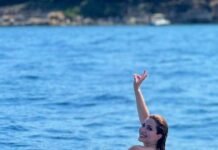 ظهور نسرين طافش بالمايوه البحري يشعل منصات التواصل الاجتماعي نسرين طافش بالمايوه